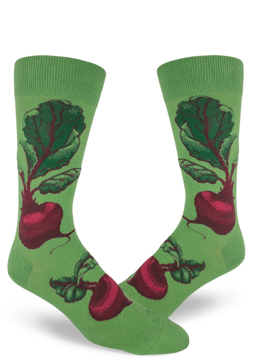 Beet Socks For Men Gardening Sock Modsocks Green Modsocks Novelty Socks